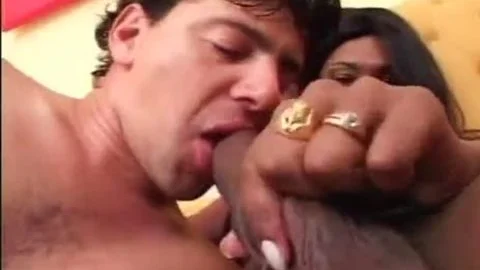 Schau, wie Ladyman den weißen Mann in seinen Arsch fickt