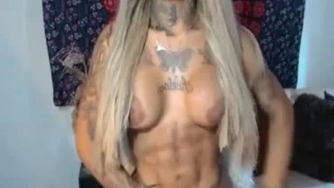 Blondes Ebenholz-T-Schönheit großer Zeiger Schwestern großen Penis