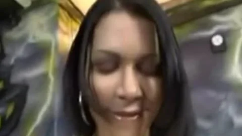 tranny Sara Freitas Is horny In White underware nailing Her bf