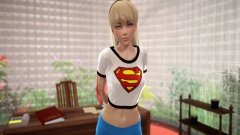 Futa – Supergirl X Rogue (X-Men) — 3D-Porno
